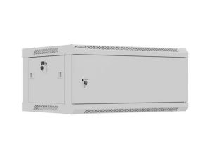 Citas preces Lanberg  Wall mounted installation cabinet 19" 4U 600X450 | WF01-6404-00S | Gray 