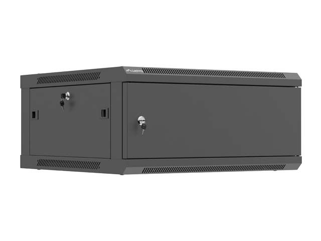Muud kaubad Lanberg Wall mounted installation cabinet 19" 4U 600X600 | WF01-6604-00B | Black