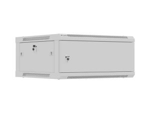 Citas preces Lanberg  Wall mounted installation cabinet 19" 4U 600X600 | WF01-6604-00S | Grey 