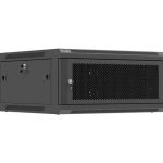 Citas preces Lanberg  Wall mounted installation cabinet 19" 4U 600X600 | WF01-6604-23B | Black 