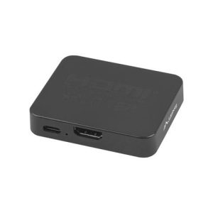 Laadija Lanberg  Splitter video HDMI to 2X HDMI 4K, USB-C Port, Black | SPV-HDMI-1002 