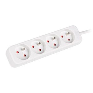 Automātslēdzis Lanberg  Cable Power Strip 4X French Outlets Quality-Grade Copper, 1.5 m | PS0-04E-0150-W 