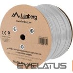 Кабель Lanberg  | LAN Cable CAT.6A UFTP 305M Solid CU LSZH Grey CPR + Fluke Passed | LCUF6L-11CU-0305-S 