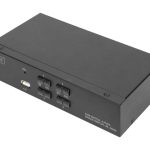 Serveris – kiti priedai Digitus  KVM Switch, 4 Port, Single Display, 4K, HDMI | DS-12880 