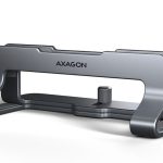 Teleri kinnitus Axagon  STND-VG vertical stand for laptops and tablets | Adjustable width | 10-17.3 " | Grey 