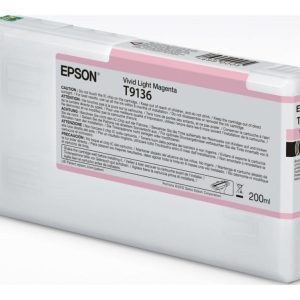 Eksploatacinės medžiagos spausdintuvams EPSON  T91360N Ink Cartridge Vivid Light Magenta 