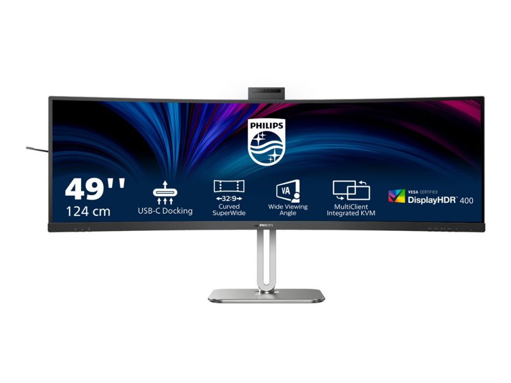 Monitor Philips 49B2U5900CH/00 | 48.8 " | VA | 5120 x 1440 pixels | 32:9 | 4 ms | 450 cd/m² | HDMI ports quantity 2 | 75 Hz