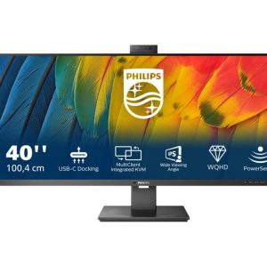 Монитор Philips  Business Monitor 40B1U5601H/00	  40 " IPS 3440 x 1440 pixels 21:9 4 ms 300 cd/m² Black 100 Hz 