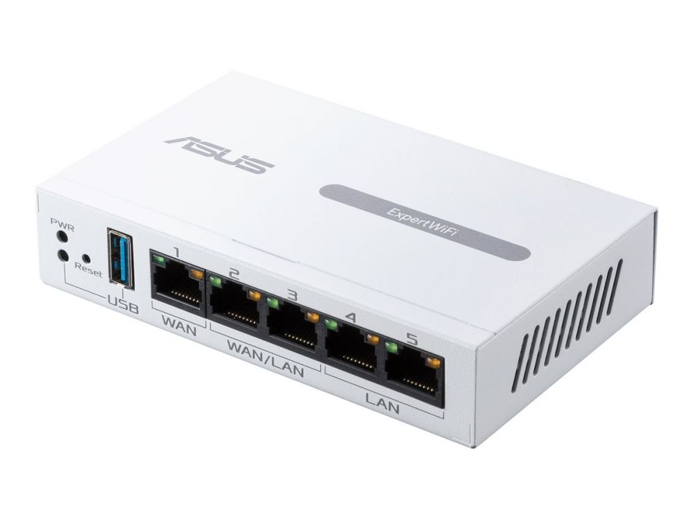 Ruuterid Asus Gigabit VPN wired router | ExpertWiFi EBG15 | 10/100/1000 Mbit/s | Ethernet LAN (RJ-45) ports 3 | Mesh Support Yes | MU-MiMO Yes | Antenna type Internal | 1