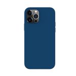 Aizmugurējais vāciņš Evelatus Apple iPhone 12/12 Pro Premium Soft Touch Silicone Case Cobalt Blue