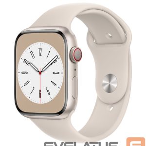 Nutikell Apple  Watch Series 8 GPS 45mm Aluminium Case with Sport Band Starlight