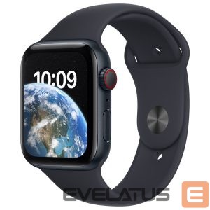 Išmanusis laikrodis Apple  Watch SE GPS + Cellular 44mm Midnight Aluminium Case with Midnight Sport Band - Regular 2nd Gen 