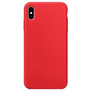 Nugarėlės dėklai Evelatus Apple iPhone Xs MAX Nano Silicone Case Soft Touch TPU Red