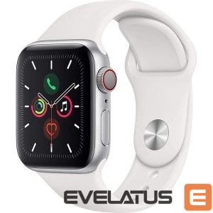 Nutikell Apple  Watch Series 5 GPS Silver 44mm Aluminium Sport Case White