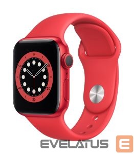 Viedpulksteni Apple  Watch Series 6 GPS 44mm PRODUCT (RED) Aluminium Case With Sport Band - REGULAR Red