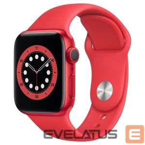 Умные часы Apple  Watch Series 6 GPS 44mm PRODUCT (RED) Aluminium Case With Sport Band - REGULAR Red