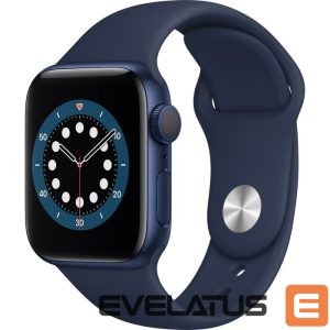 Nutikell Apple  Watch Series 6 GPS, 40mm Aluminium Case with Deep navy Sport Band Blue