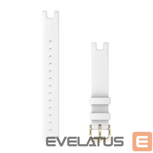 Strap Garmin Lily Leather Watch Strap 14 mm White