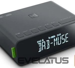 Interactive solution Muse  DAB+/FM RDS Radio M-175 DBI Alarm function, AUX in, Black 