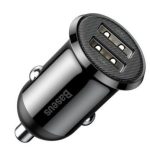 Auto charger Baseus  Grain Pro car charger 2x USB 4.8 A Black