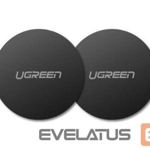 Auto holder Ugreen  2x metal plates plate for magnetic phone holders Black