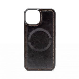 Back panel cover Evelatus Apple iPhone 14 Multifunctional Wallet wristband leather case Black