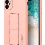 Tagakaaned Wozinsky Samsung Galaxy A52s 5G / A52 5G / A52 4G Kickstand Case Silicone Stand Cover Pink