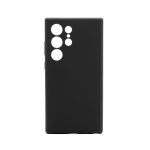 Back panel cover Connect Samsung Galaxy S24 Ultra Premium Quality Magnetic Soft Touch Silicone Case Black