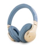 Juhtmevabad kõrvaklapid Guess  PU Leather 4G Script Logo BT5.3 Stereo Headphone Blue