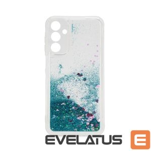 Aizmugurējais vāciņš iLike Samsung Galaxy A15 Silicone Case Water Glitter Blue
