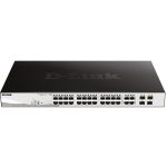 Tinklo įrenginiai D-link  D-LINK 28-Port Layer2 PoE+ Smart Switch 