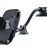 Auto turētājs Joyroom  Car Phone Holder with Flexible Arm for Dashboard Window Black