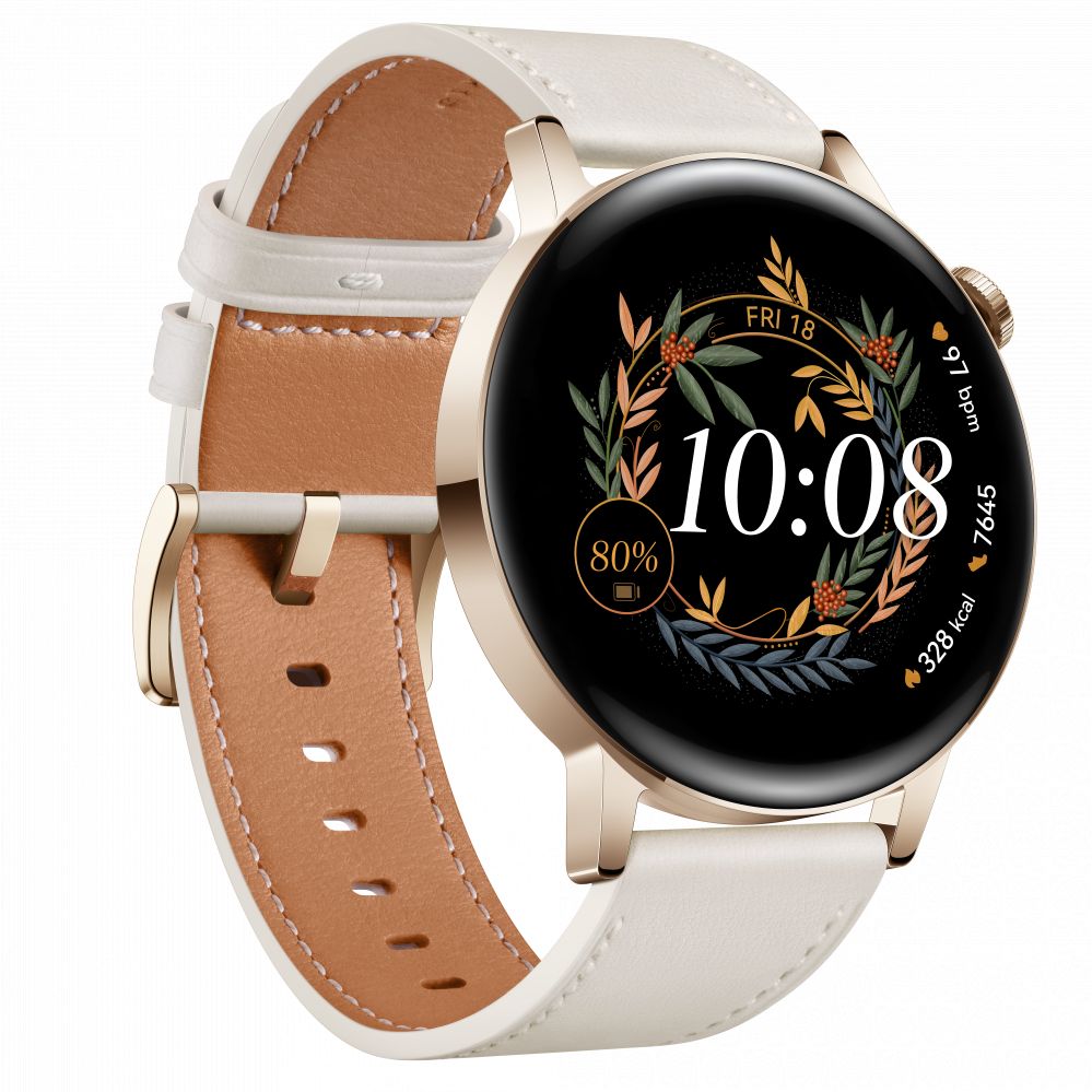 Išmanusis laikrodis Huawei Watch GT 3 42mm White Leather