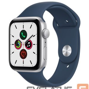 Viedpulksteni Apple  Watch SE GPS 44mm Silver Aluminium Case with Sport Band Abyss Blue