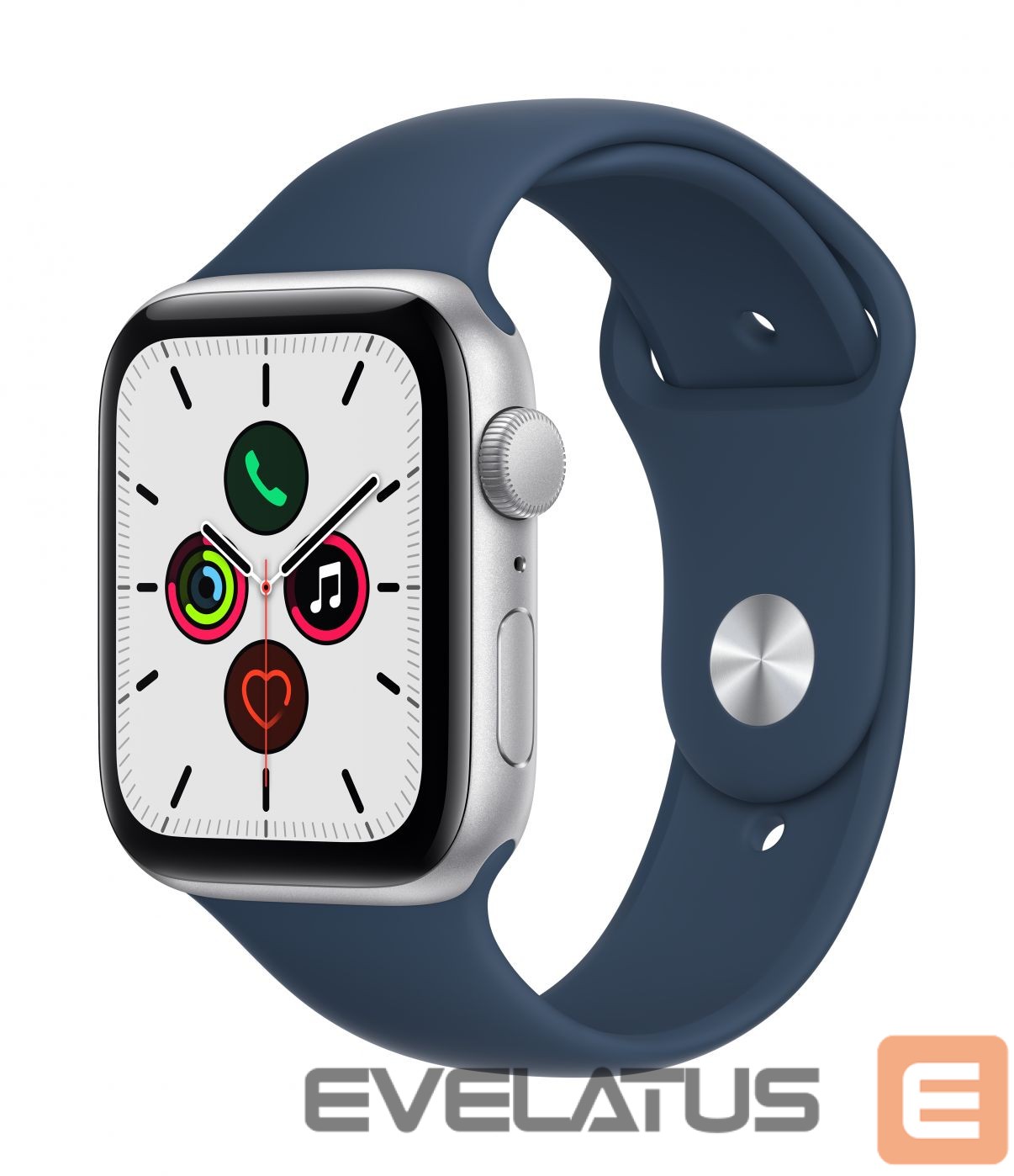 Viedpulksteni Apple Watch SE GPS 44mm Silver Aluminium Case with Sport Band Abyss Blue