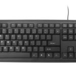 Arvuti klaviatuur Gembird  KB-U-103-RU Standard, Wired, Keyboard layout EN/RU, 1.4 m, Black, 424 g 