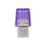 Mälupulk Kingston  DataTraveler DT Micro Duo 3C 64 GB, USB Type-C and Type-A, Purple 