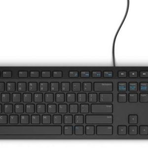 Arvuti klaviatuur Dell  Keyboard KB216 Multimedia, Wired, NORD, Black 