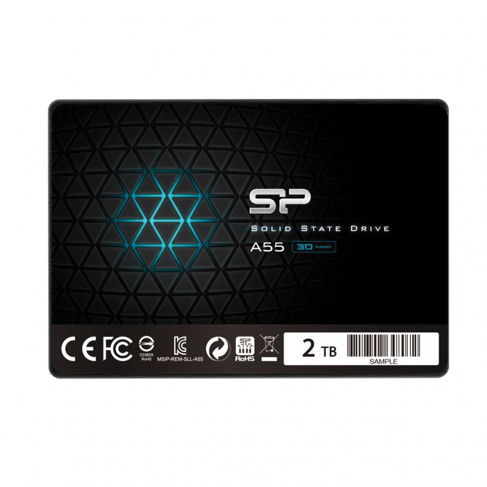 Hard drive SSD Silicon power Ace A55 2000 GB, SSD form factor 2.5", SSD interface SATA III, Write speed 530 MB/s, Read speed 560 MB/s