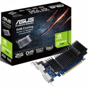 Graafikakaart / ideokaardid Asus  GF GT730-SL-2GD5-BRK NVIDIA, 2 GB, GeForce GT 730, GDDR5, Memory clock speed 5010 MHz, PCI Express 2.0, HDMI ports quantity 1, DVI-D ports quantity 1, Cooling type Passive, Processor frequency 902 MHz 