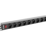 Kaabel Lanberg  LANBERG PDU-09E-0300-BK Lanberg PDU 1U 1 