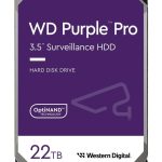 Cietais disks HDD Western Digital  HDD||Purple Pro|22TB|SATA|512 MB|7200 rpm|3,5"|WD221PURP 