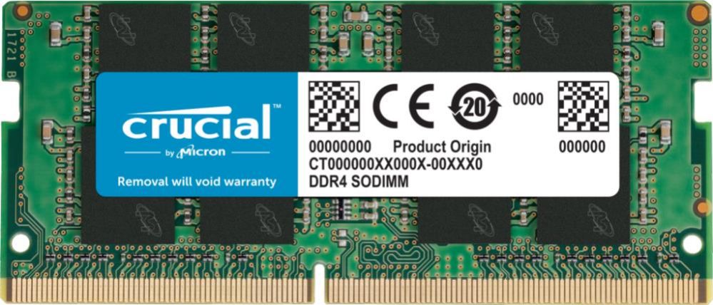 RAM DDR4 Crucial NB MEMORY 16GB PC25600 DDR4/SO CT16G4SFRA32A