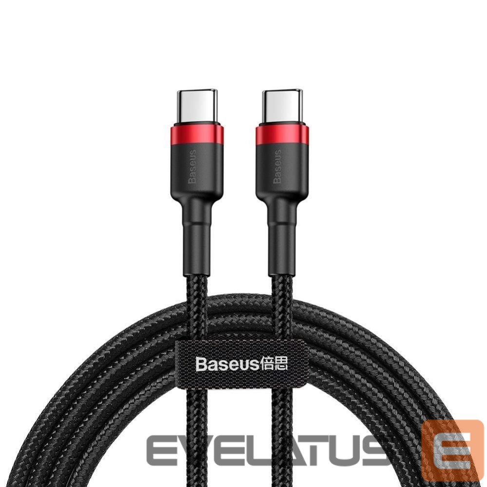 Кабель Baseus CABLE USB2 TO USB-C 1M/RED/BLACK CATKLF-G91