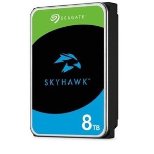 Жесткий диск HDD SeaGate  HDD||SkyHawk|8TB|SATA|256 MB|5400 rpm|Discs/Heads 4/8|3,5"|ST8000VX010 
