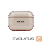 Korpus kõrvaklappidele Evelatus Apple AirPods 4 TPU Protective Case Transparent Pink