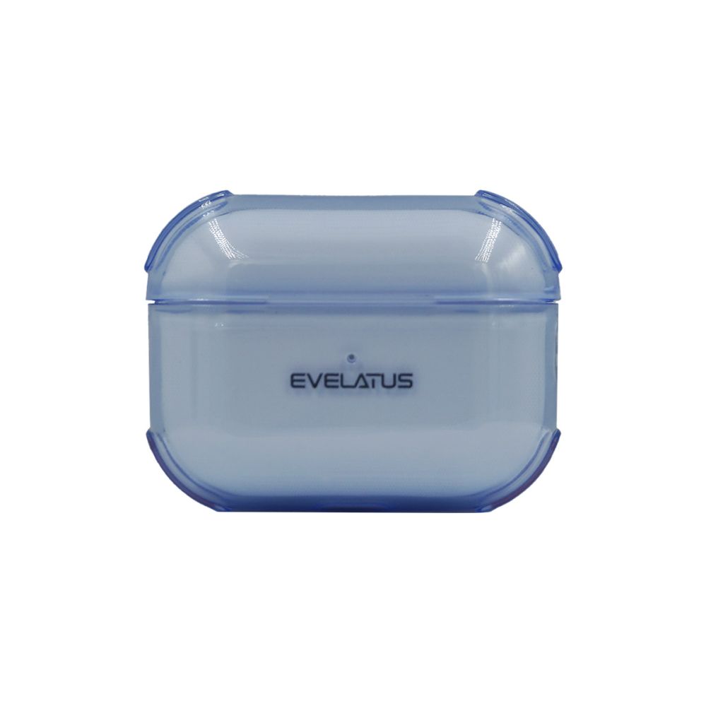 Maciņš austiņām Evelatus Apple AirPods Pro TPU Protective Case Transparent Blue