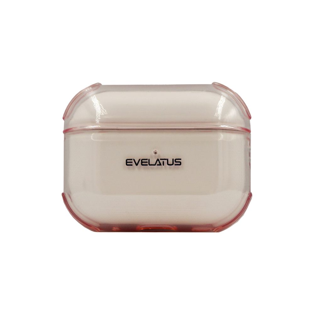 Korpus kõrvaklappidele Evelatus Apple AirPods 3 TPU Protective Case Transparent Pink
