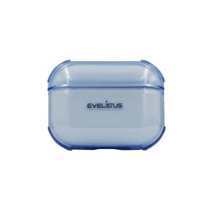 Aizmugurējais vāciņš Evelatus Apple AirPods Pro 2 TPU Protective Case Transparent Blue