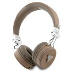 Bezvadu austiņas Guess  Bluetooth ENC GUBH70PGTSPSW Grained Classic Round Shape Brown